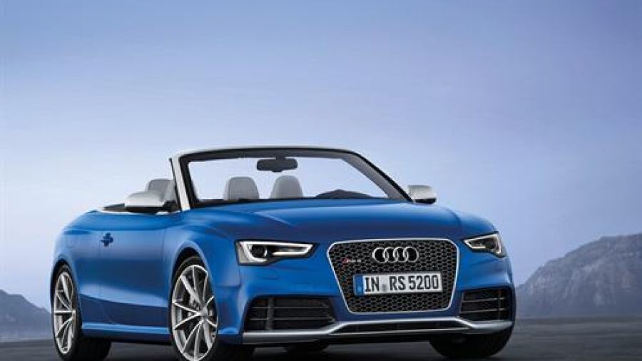 De nieuwe audi RS 5 cabriolet
