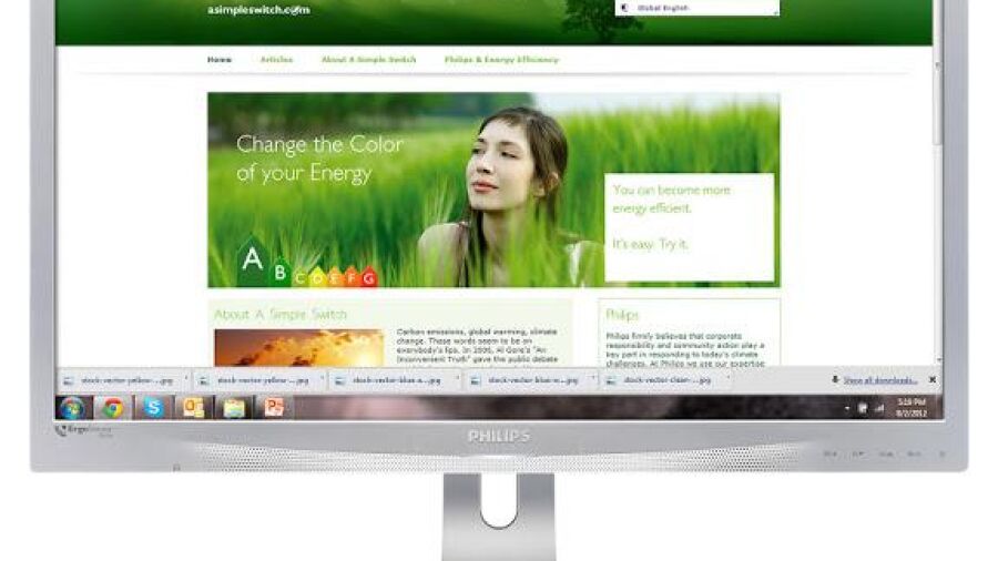 ErgoSensor monitor met IPS-technologie biedt comfortabelere werkhouding