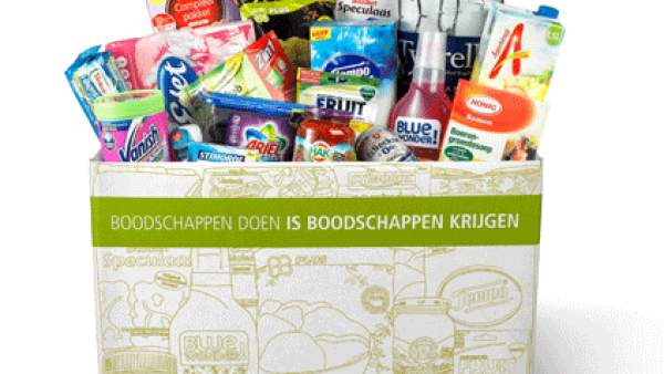 Sparen voor gratis boodschappenpakket bij PLUS