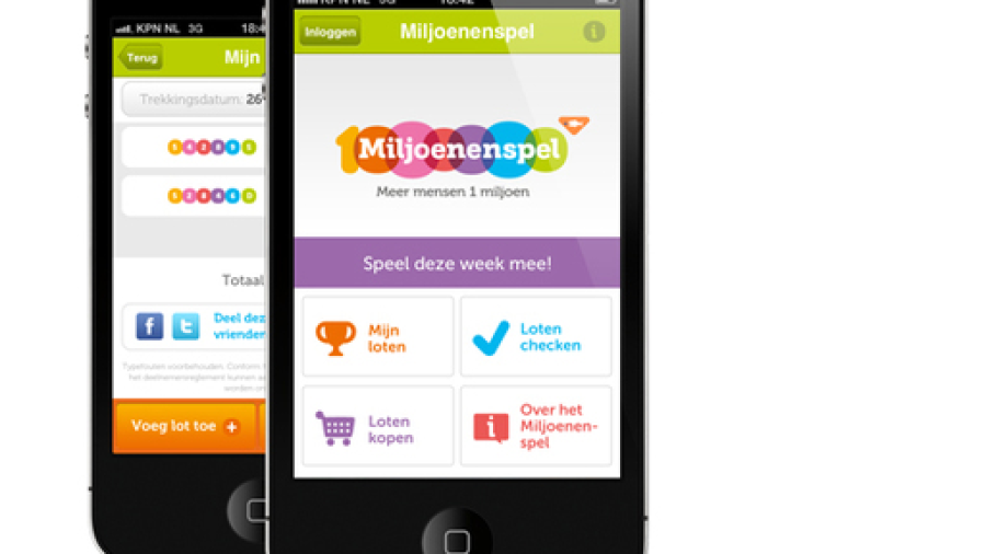 Miljoenenspel applicatie: direct zien of er gewonnen is en mobiel loten kopen