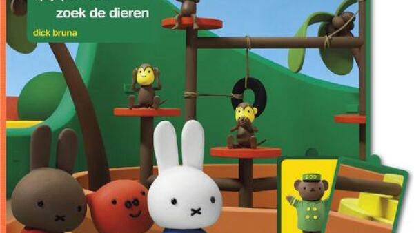 Avontuurlijke boeken vol dieren en kleuren passen bij eerste bioscoopfilm nijntje
