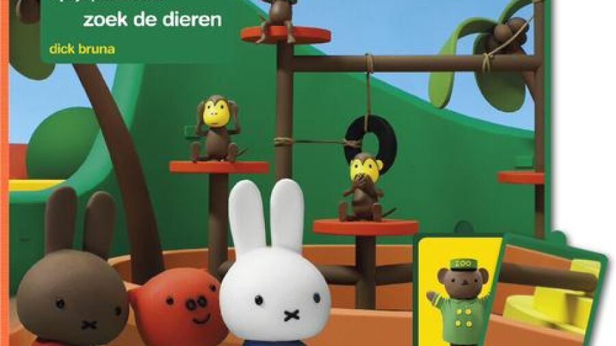 Avontuurlijke boeken vol dieren en kleuren passen bij eerste bioscoopfilm nijntje