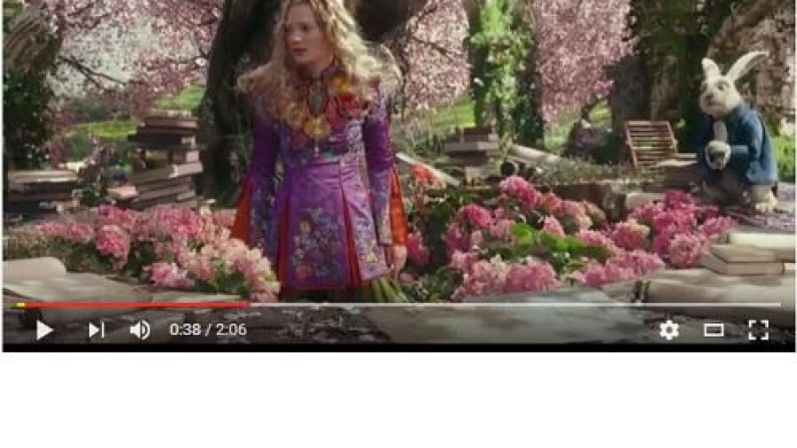Bekijk nu de gloednieuwe trailer van Alice Through The Looking Glass