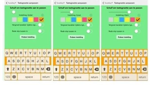 Voorkom foute toetsaanslagen op een smartphone