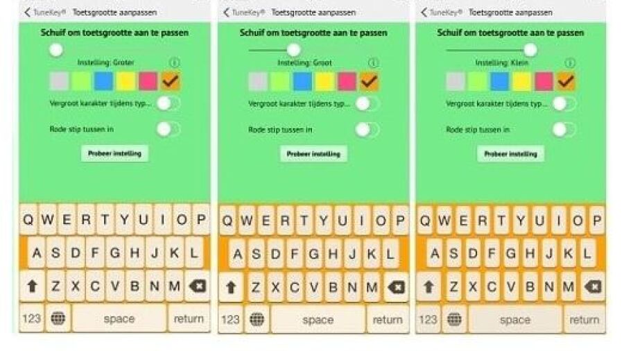 Voorkom foute toetsaanslagen op een smartphone