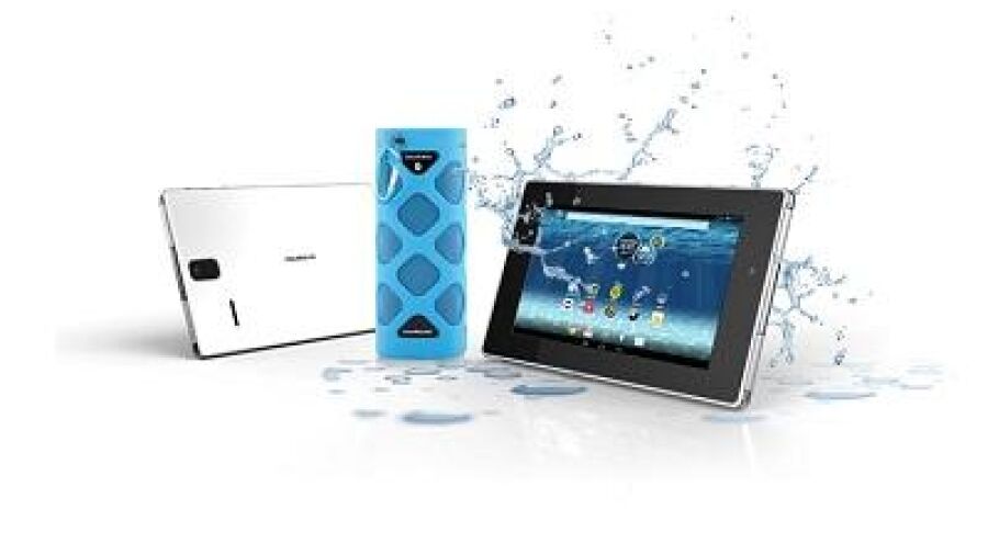 Waterdichte tablet  verovert badkamer-land