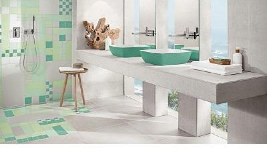 Kleur in de badkamer met Villeroy & Boch