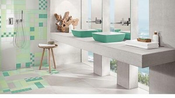Kleur in de badkamer met Villeroy & Boch