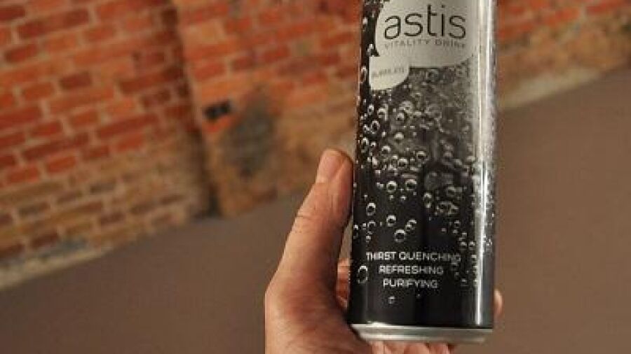 Nieuwe frisdrank Astis Bubbles l