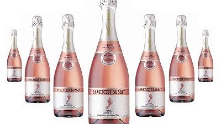 Roze bubbels van Barefoot