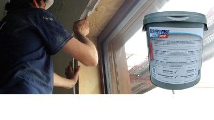 Naden en kieren effectief en snel luchtdicht met Blowerproof Liquid Brush