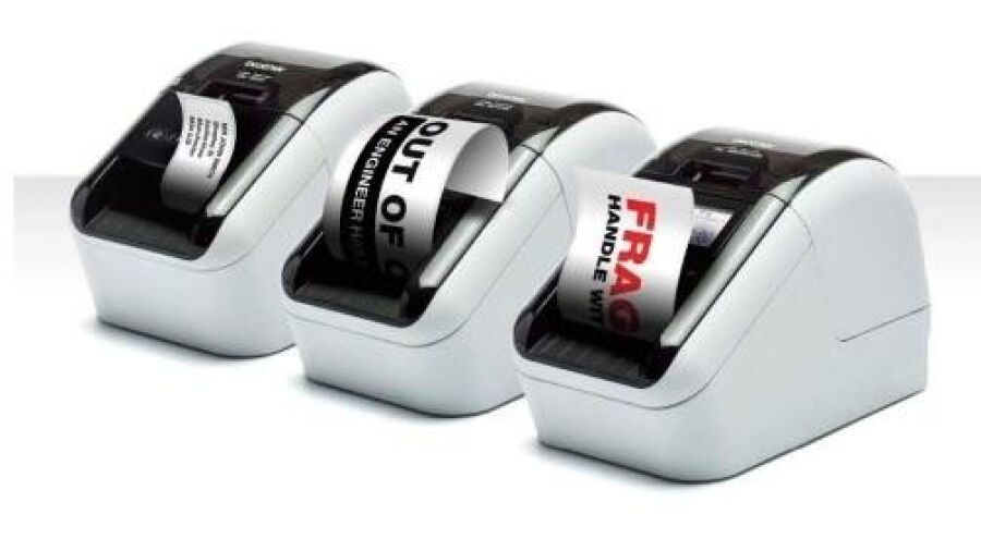 Brother heeft wereldprimeur met labels printen in zwart en rood
