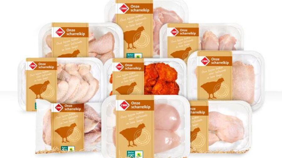 C1000 lanceert duurzaam kipassortiment ‘Onze scharrelkip’