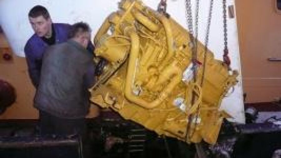 Nieuwe Caterpillar-motor voor het eerst in de visserij gebruikt
