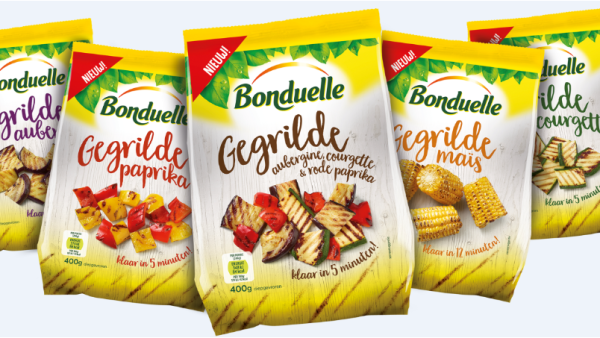 Nieuw Vers gegrilde groenten in het vriesvak