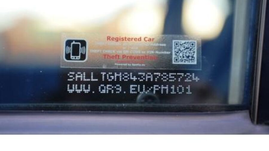 Car Etch Set de innovatieve autodiefstal-beveiliging