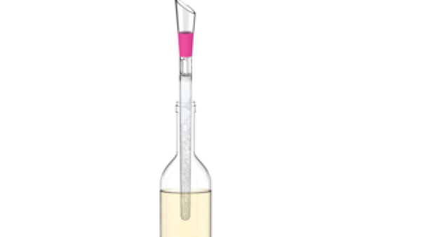 Slimme wijnkoeler in de fles