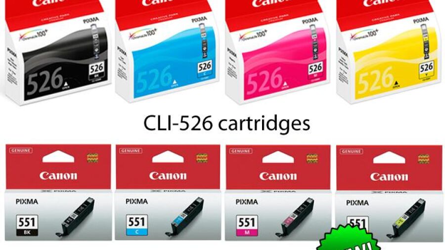 CLI-551 cartridges hebben een nieuwe verpakking