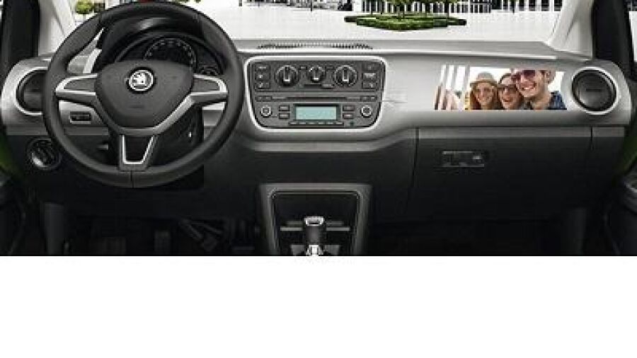 Dashboardsticker met eigen foto