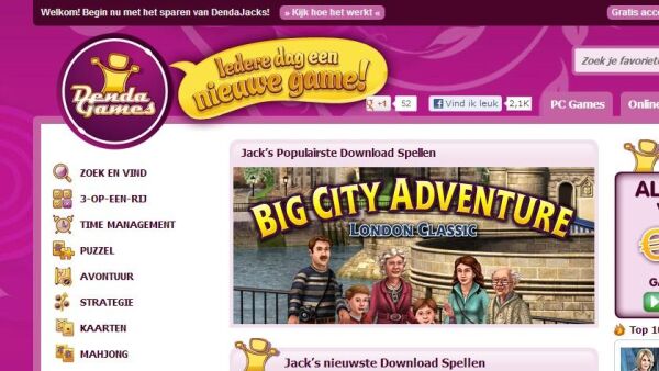 Denda Games introduceert  Games Club Card