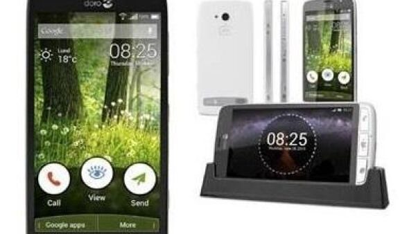 Smartphone voor senioren die intrede willen maken in digitale wereld