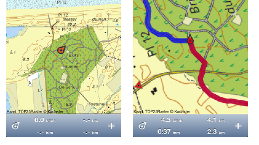 Topo GPS brengt routeplanner op topografische kaart van Nederland uit