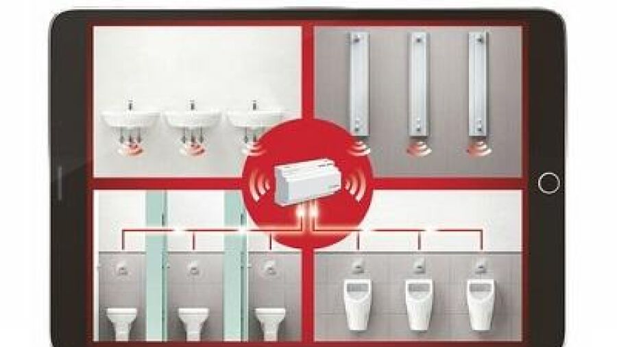 Elektronisch watermanagementsysteem vergemakkelijkt beheer van sanitaire ruimtes