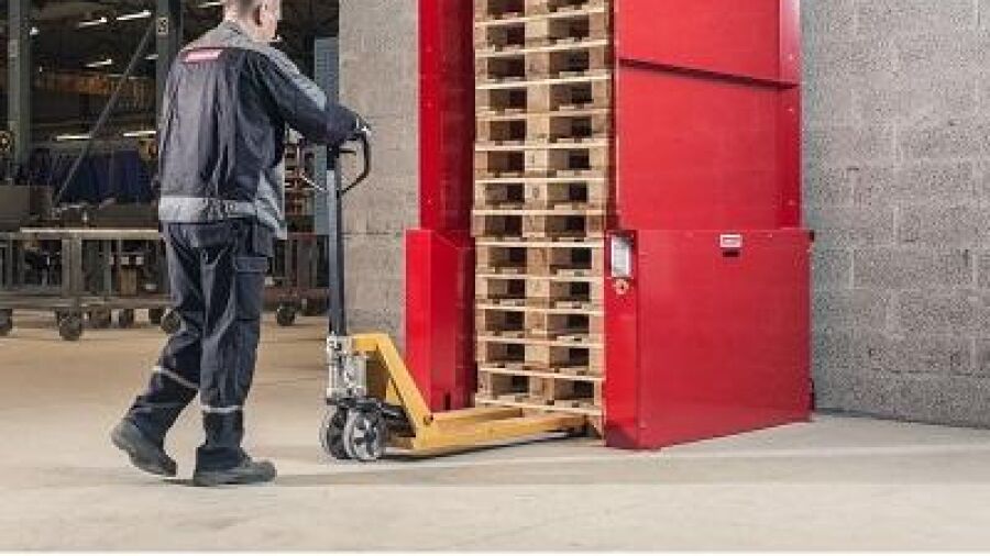 Palletautomaat om transportschade te voorkomen