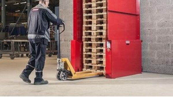 Palletautomaat om transportschade te voorkomen