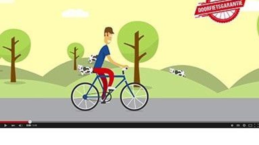 Fietsverzekering met doorfietsgarantie