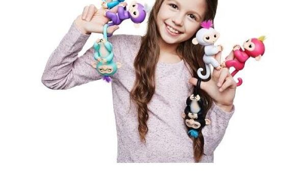 Fingerlings schattige aaibare robotaapjes die je om je vingers windt