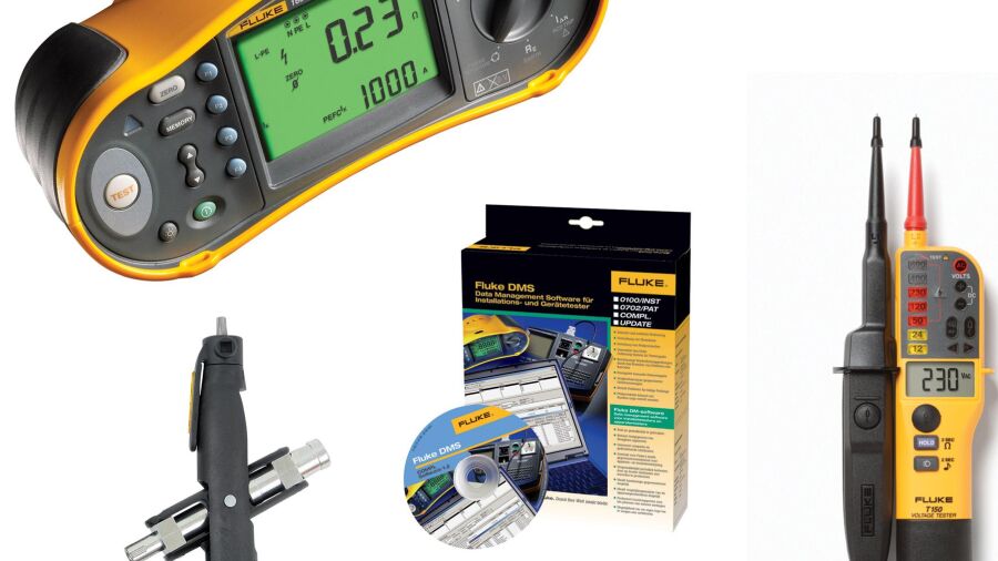 Nieuwe Fluke sets met multifunctionele installatietester