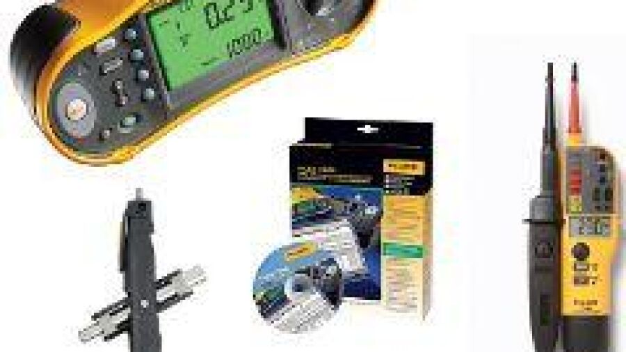 Nieuwe geldbesparende Fluke sets met multifunctionele installatietester