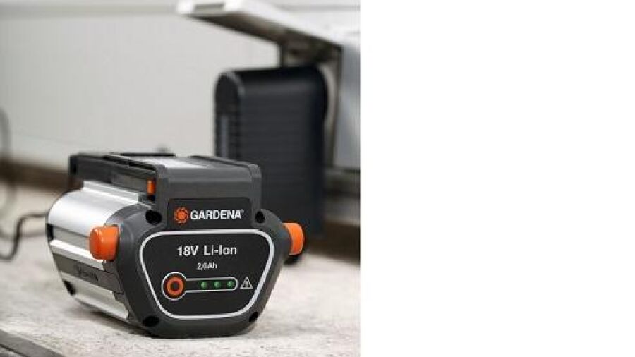 Energieke tuinbatterij