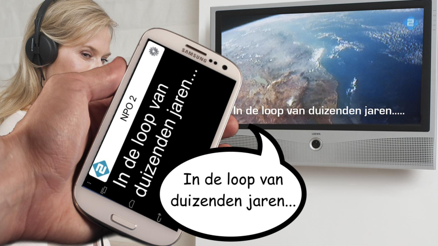 App leest ondertitels TV voor