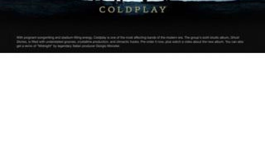 Nieuwe album Coldplay nu exclusief te streamen via iTunes