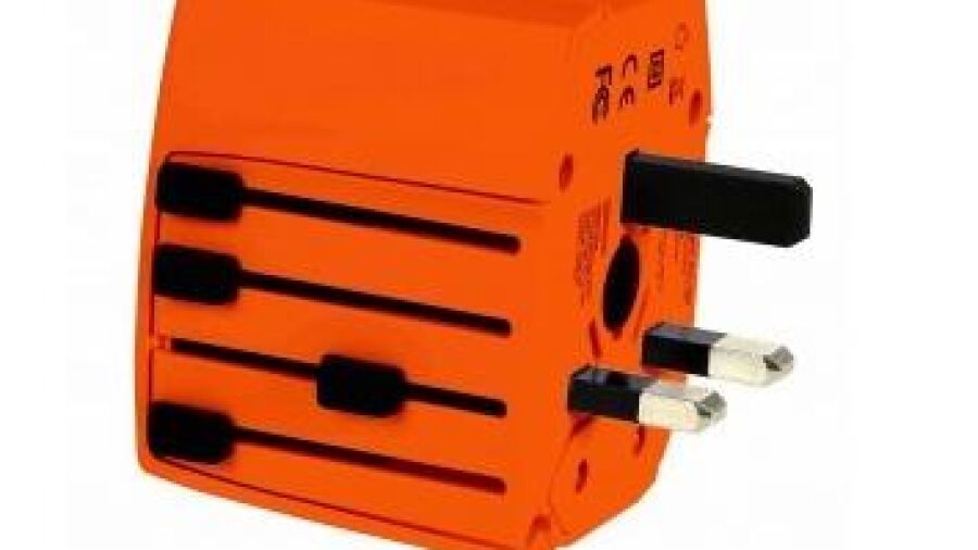 Knaloranje wereldstekker voor je smartphone