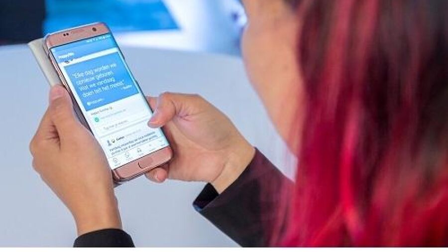 10000 geluksmomenten door app in 2016