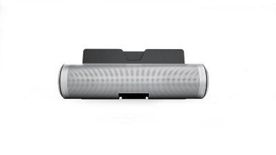 Sound Cylinder van Definitive Technology klemvast op tablets