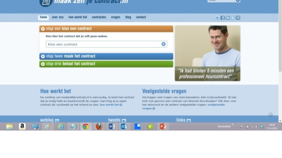 Ondernemer kan nu zelf arbeidscontract op maat maken