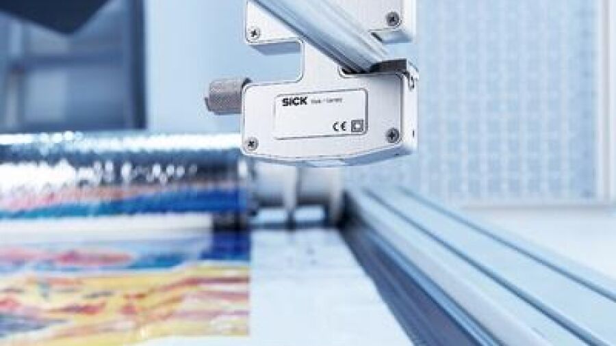 SICK RS10 registersensor  regelt drukproces in grafische industrie