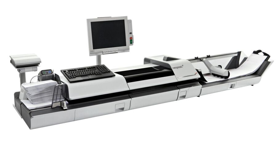 Intelligente frankeermachine voor hoge volumes