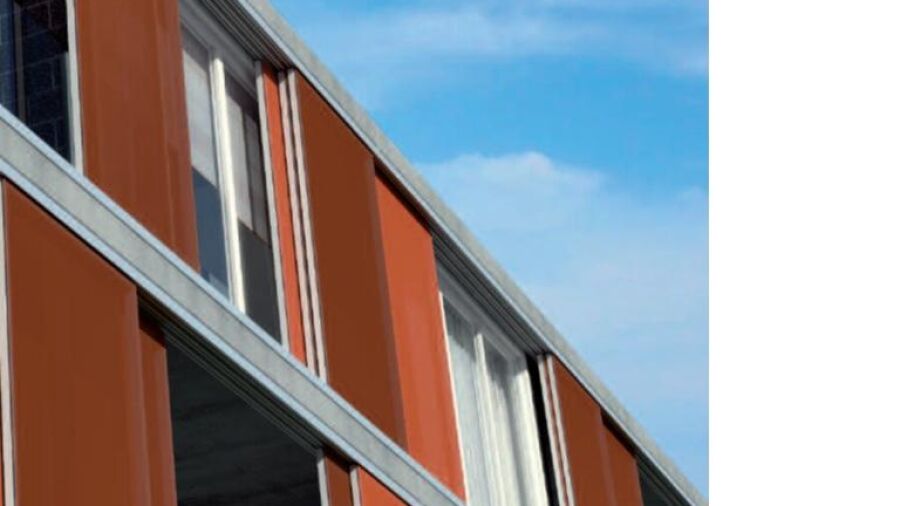 Schuifscherm met glasvezeldoek