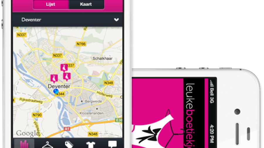 App maakt vinden leuke boetiekjes heel makkelijk