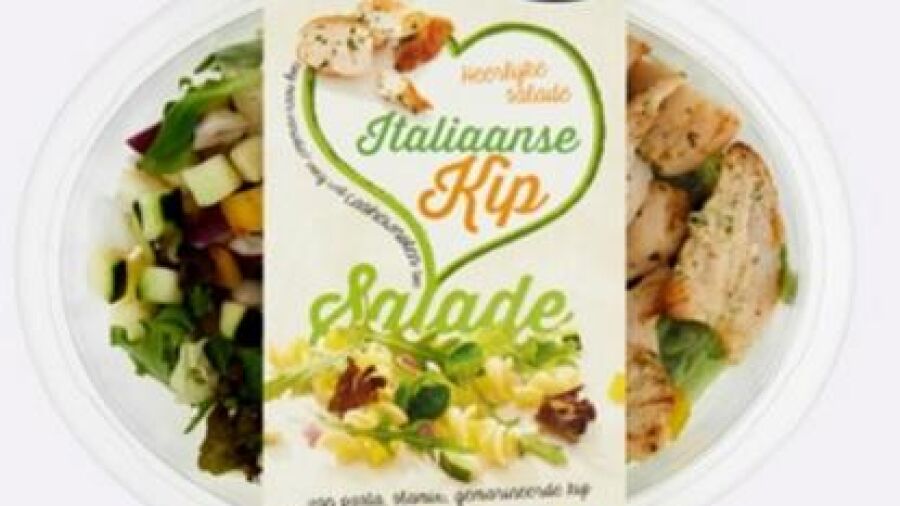 Veiligheidswaarschuwing Jumbo maaltijdsalade italiaanse kip