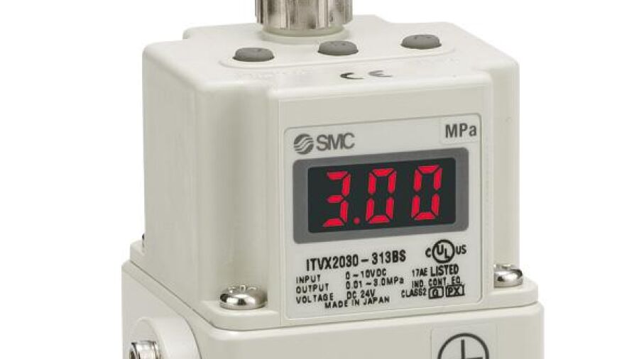 SMC’s neuwe ITVX – Elektronisch gestuurde reduceerventiel presteert onder hoge druk