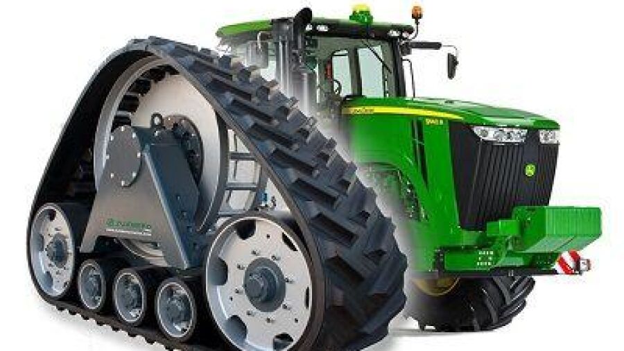 Universele trackset voor kniktractors