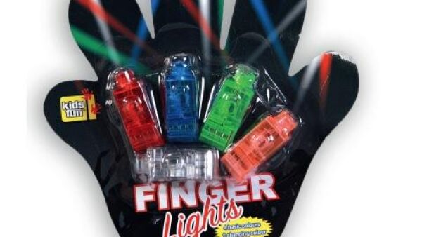 Veiligheidswaarschuwing Kidsfun vingerlampjes