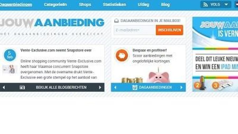 Populaire aanbiedingenwebsite vernieuwd