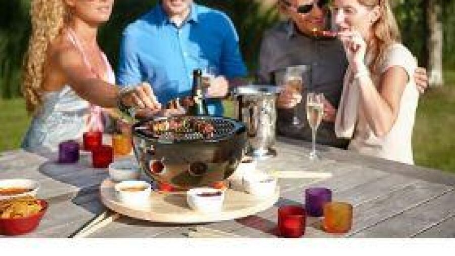 Tafelbarbecue voor balkon of terras